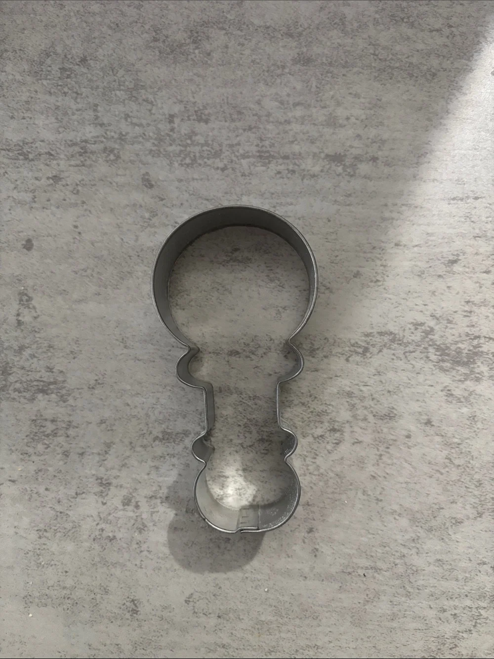 Metal Baby-Themed Cookie Cutter Set - Gray